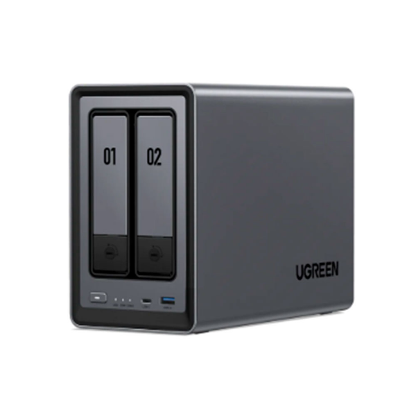 Imagem de STORAGE NAS UGREEN TORRE S/HD 2 BAIAS INTEL N100 QUAD-CORE + 2.5GBE - DXP2800