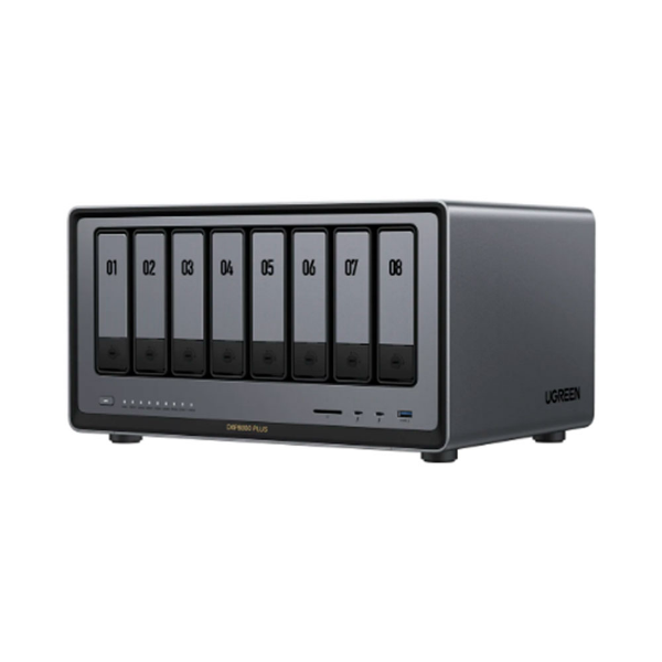 Imagem de STORAGE NAS UGREEN TORRE S/HD 8 BAIAS INTEL I5 1235U + 2P 10GBE - DXP8800 PLUS