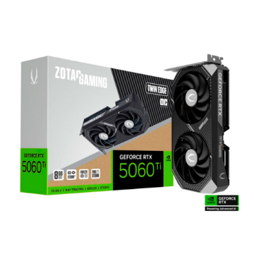 Hd Store PLACA DE VIDEO ZOTAC GEFORCE RTX 5060 TI TWIN EDGE OC 8GB GDDR7 128BITS ZT-B50610H-10M image