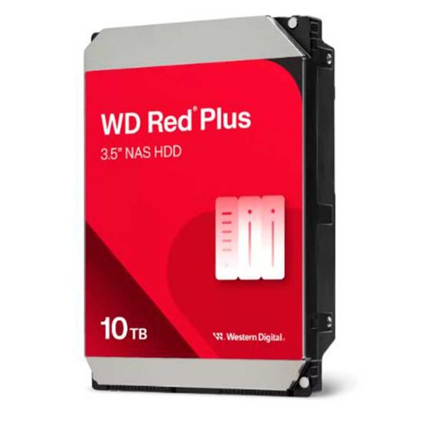 Imagem de HD WD RED PLUS 10 TB NAS PARA SERVIDOR 24X7 - WD100EFGX