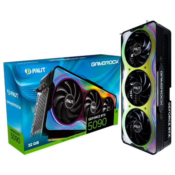 Imagem de PLACA DE VIDEO PALIT GEFORCE RTX 5090 GAMEROCK 32GB GDDR7 512BITS NE75090019R5-GB2020G