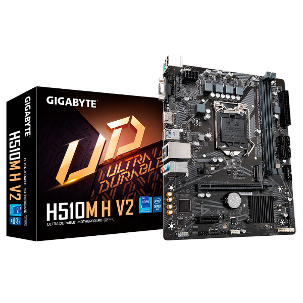 Imagem de PLACA MAE (INTEL) GIGABYTE H510M H V2 DDR4 LGA1200 10° E 11° GERACAO
