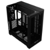 Imagem de GABINETE THERMALTAKE VIEW 390 AIR MID TOWER BLACK 1* CURVEDTEMPGLASS/2*CT140 ARGB - CA-11F-00M1WN-00