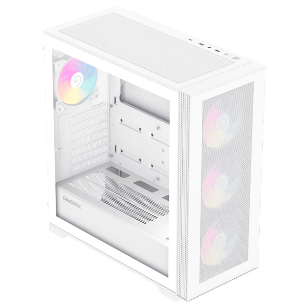 Imagem de GABINETE GAMER GAMEMAX QUEST MID TOWER E-ATX BRANCO