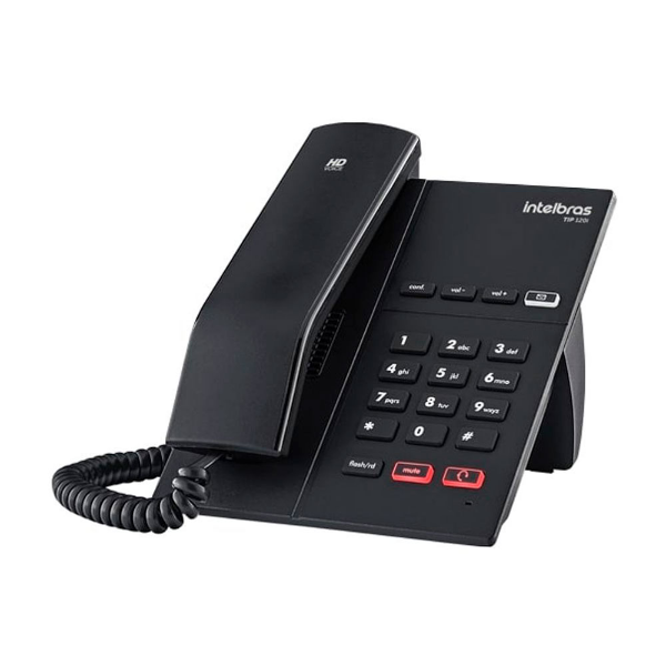 Imagem de TELEFONE INTELBRAS IP TIP 120I COM FIO MESA/PAREDE PRETO - 4201201