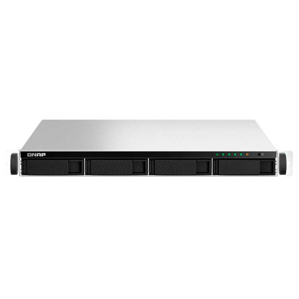Imagem de STORAGE NAS QNAP 4 BAIAS INTEL CELERON 4GB RAM 2P LAN 2P USB 2.0 HDMI - TS-464U-RP-8G-US