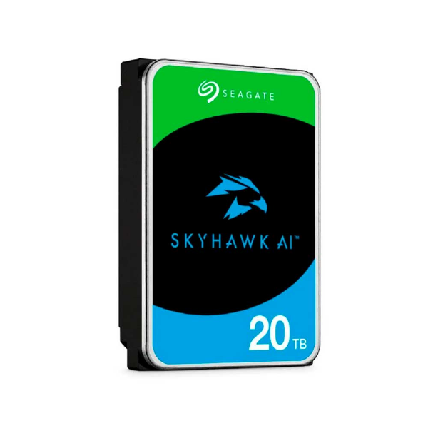 Imagem de HD SEAGATE SURVEILLANCE SKYHAWK AI 20TB 3,5" CACHE 512MB SATA ST20000VE003