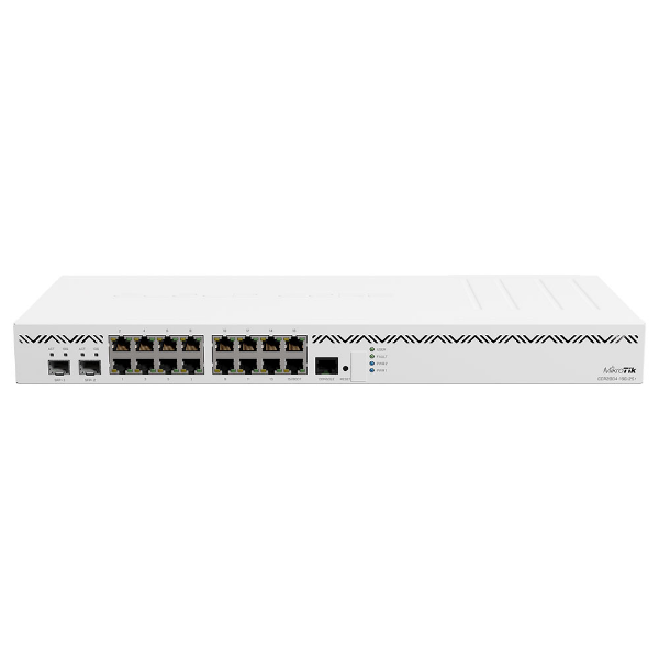 Imagem de CLOUD CORE ROUTER 16 PORTAS GE + 02 PORTAS SFP+ CCR2004-16G-2S+ - MIKROTIK