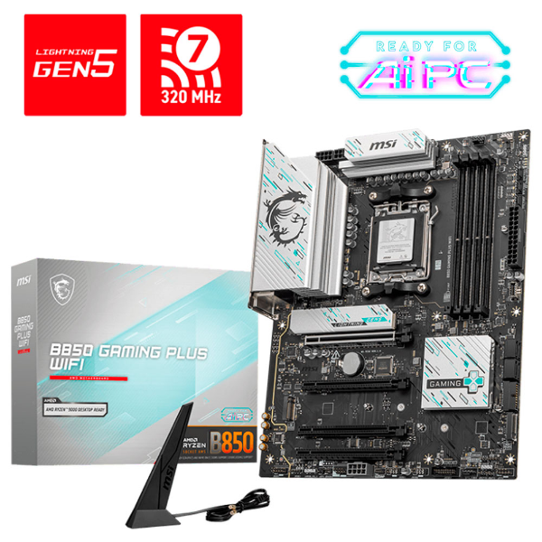 Imagem de PLACA MAE (AMD) MSI B850 GAMING PLUS WIFI DDR5 AM5