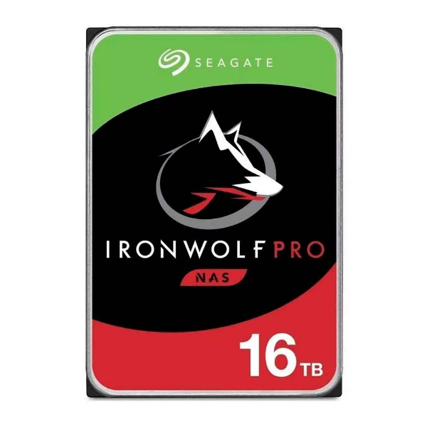 Imagem de HD SEAGATE IRONWOLF PRO NAS 16TB 3,5" CACHE 256MB 7200RPM SATA  ST16000NT001