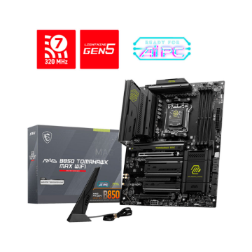 Mostrar detalhes de PLACA MAE MSI MAG B850 TOMAHAWK MAX WIFI DDR5 AM5 Imagem de PLACA MAE MSI MAG B850 TOMAHAWK MAX WIFI DDR5 AM5