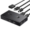 Imagem de SWITCH KVM UGREEN 4K COM 4P USB 2.0/2P USB-B IN/HDMI OUT/2P HDMI IN - CM200