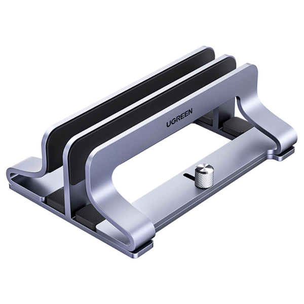 Imagem de BASE/SUPORTE UGREEN PARA NOTEBOOK VERTICAL AJUSTAVEL ALUMINIO PRATA - LP258