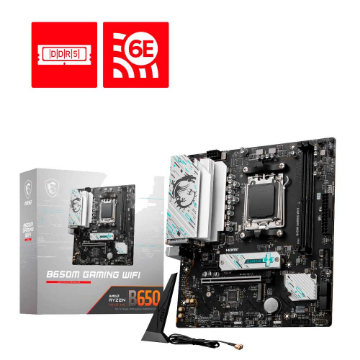 Mostrar detalhes de PLACA MAE MSI B650M GAMING WIFI DDR5 AM5 Imagem de PLACA MAE MSI B650M GAMING WIFI DDR5 AM5