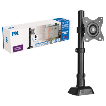 Mostrar detalhes de SUPORTE MONITOR AJUSTAVEL PARA 1 MONITOR 10" a 32" PIX - 079-0073 Imagem de SUPORTE MONITOR AJUSTAVEL PARA 1 MONITOR 10" a 32" PIX - 079-0073