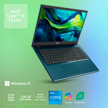 Mostrar detalhes de NOTEBOOK ACER ASPIRE GO 15 15,3" WUXGA AG15-51P-55LL/ I5-1334U/ 8GB/ 256GB/ WIN 11 HOME Imagem de NOTEBOOK ACER ASPIRE GO 15 15,3" WUXGA AG15-51P-55LL/ I5-1334U/ 8GB/ 256GB/ WIN 11 HOME