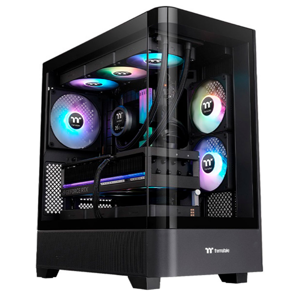 Imagem de GABINETE THERMALTAKE VIEW 290 MID TOWER BLACK 1* 3 FANS ARGB - CA-11G-00N1WA-00