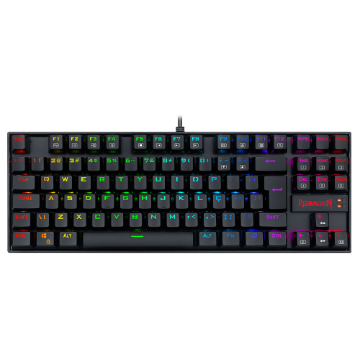 TECLADO REDRAGON MAGNETICO GAMER KUMARA PRO RGB PRETO SWITCH MARROM K552RGB-PRO (PT-BROWN) V2