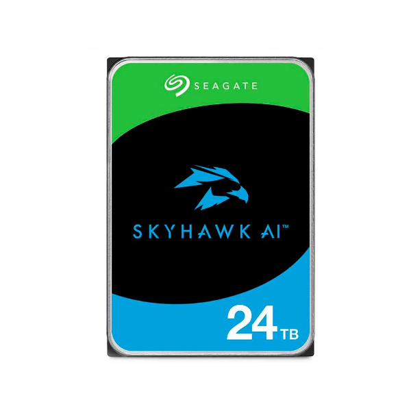 Imagem de HD SEAGATE SURVEILLANCE SKYHAWK AI 24TB 3,5" CACHE 512MB SATA ST24000VE002