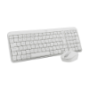 Imagem de KIT MOUSE E TECLADO LOGITECH MK250 BRANCO BLUETOOTH/WIRELLES S/ FIO - 920-013517