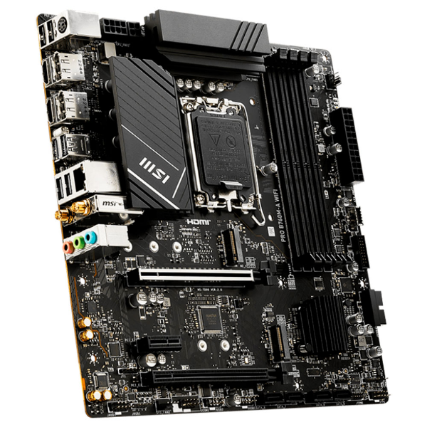 Imagem de PLACA MAE MSI PRO B760M-A WIFI DDR5 LGA1700 12° 13° E 14° GERACAO
