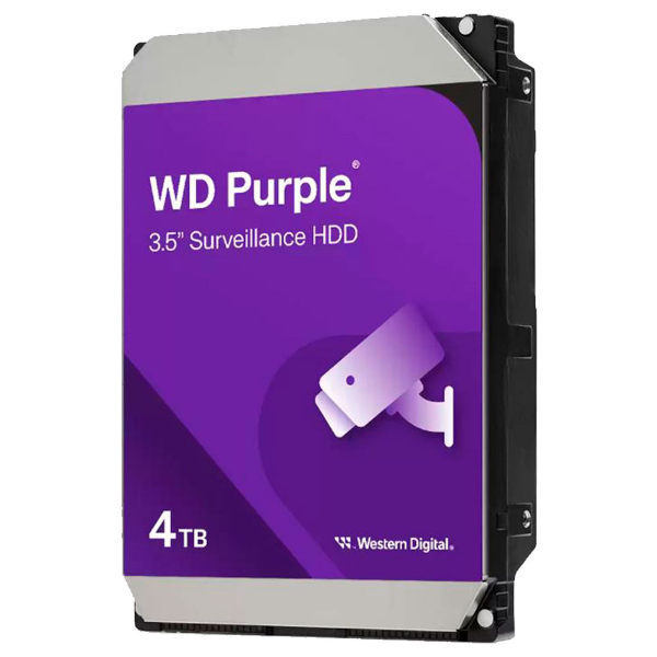 Imagem de HD WD PURPLE 4 TB PARA SEGURANCA / VIGILANCIA / DVR - WD44PURZ