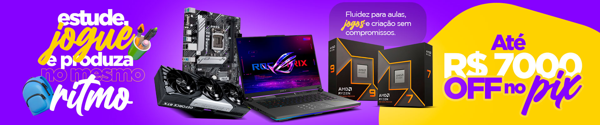 Estude, jogue e produza 