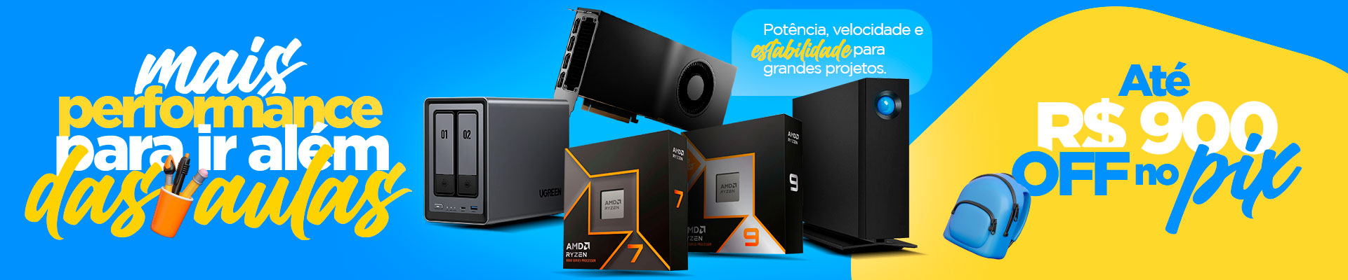 Mais performance para ir além 