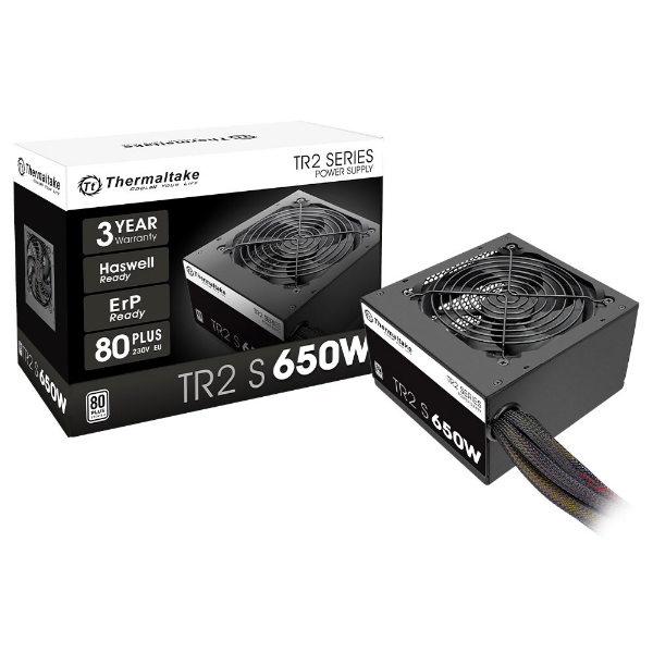 Imagem de FONTE DE ALIMENTACAO THERMALTAKE 650W TR2 S 80 PLUS ATX 3.0 - PS-TRS-0650NNFAWB-1