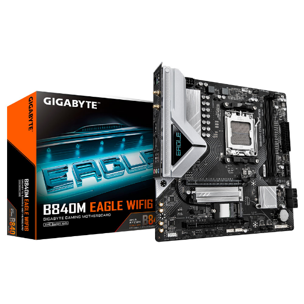 Imagem de PLACA MAE GIGABYTE B840M EAGLE WIFI6 1.2 DDR5 AM5