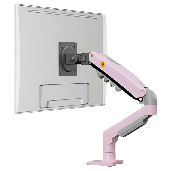 Imagem de SUPORTE MONITOR NORTH BAYOU PISTAO A GAS MORSA 17" A 30" ROSA - NB-F80-XJ