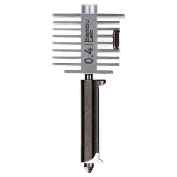 HOTEND BICO DE ACO INOXIDAVEL 0.4MM BAMBU LAB PARA  A1, A1 MINI - FAH007