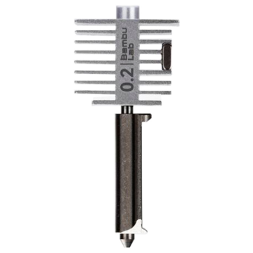 HOTEND BICO DE ACO INOXIDAVEL 0.2MM BAMBU LAB PARA  A1, A1 MINI - FAH018