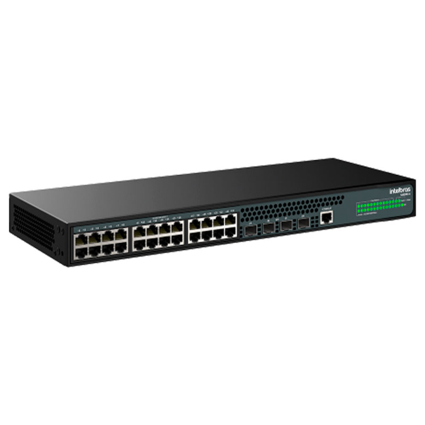 Imagem de SWITCH INTELBRAS GERENCIAVEL 24 PORTAS GIGABIT COM 4 PORTAS SFP S2328G-A - 4760106