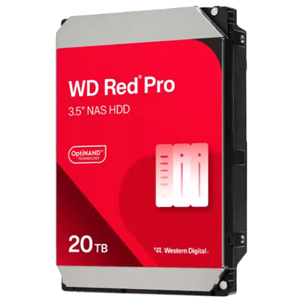 Imagem de HD WD RED PRO 20 TB NAS PARA SERVIDOR 24X7 - WD202KFGX