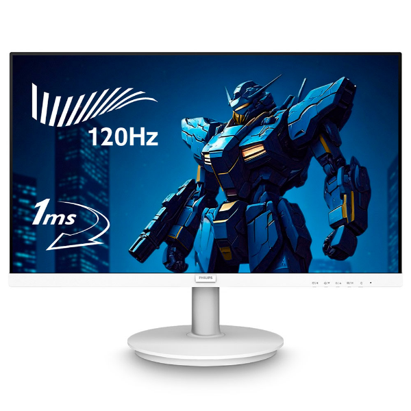 Imagem de MONITOR 21,5" PHILIPS LED 221V8LBW3 WIDESCREEN BRANCO VGA / HDMI / 120HZ / 1MS