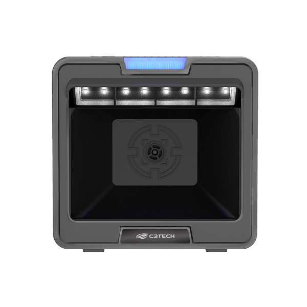 Imagem de LEITOR DE CODIGO DE BARRAS C3TECH FIXO 1D/2D USB LB-D600BK