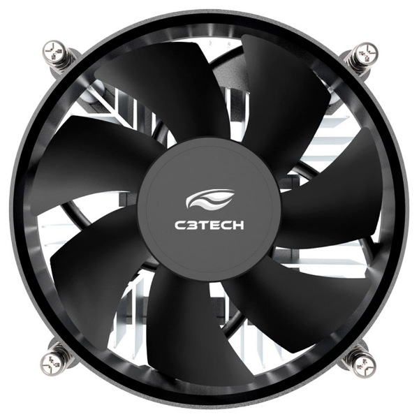 Imagem de COOLER PARA PROCESSADOR C3TECH 90MM FC-20BK