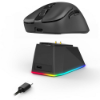 Imagem de MOUSE GAMER REDRAGON COM CARREGADOR EBONY STANDARD RGB PRETO SEM FIO M998-STD-1K