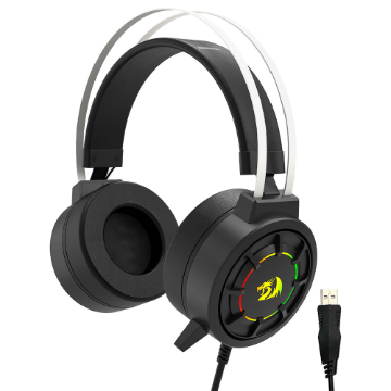 HEADSET GAMER REDRAGON GRENDEL RGB PRETO USB H314-RGB