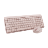 Imagem de KIT MOUSE E TECLADO LOGITECH MK250 ROSA BLUETOOTH/WIRELLES S/ FIO - 920-013518