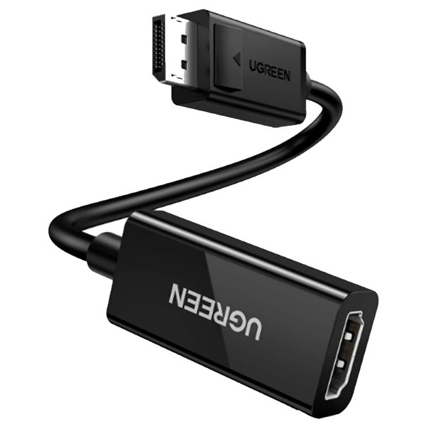 Imagem de ADAPTADOR UGREEN DISPLAYPORT MACHO PARA HDMI FEMEA 4K 25CM - MM137