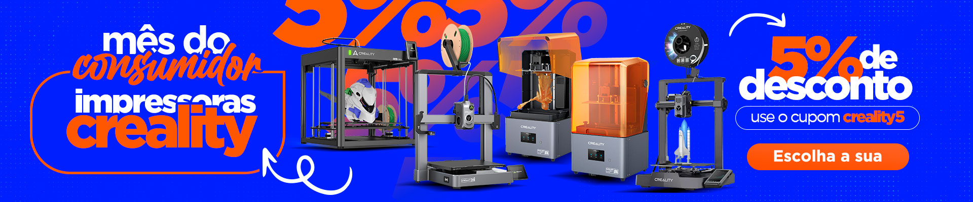 Mês do Consumidor - Creality 