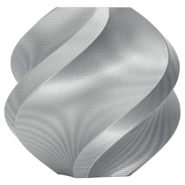 Imagem de FILAMENTO BAMBU LAB PLA PRATA COM CARRETEL REUTILIZAVEL, 1,75MM - A00-D1-1.75-1000-SPL