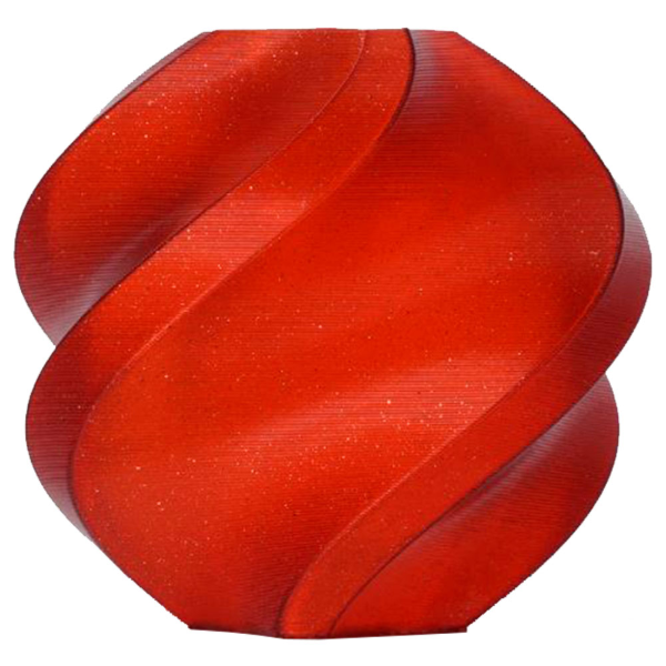 Imagem de FILAMENTO BAMBU LAB PLA SPARKLE - CRIMSON RED SPARKLE COM CARRETEL, 1,75MM - A08-R2-1.75-1000-SPL