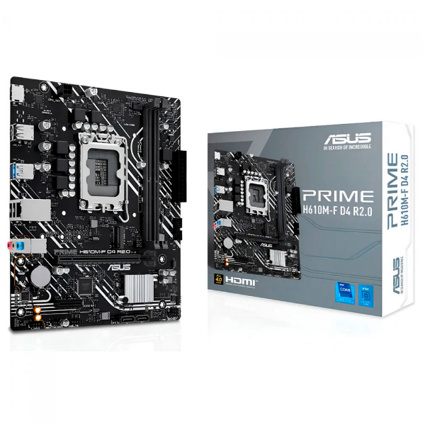 Imagem de PLACA MAE ASUS PRIME H610M-F D4 R2.0 DDR4 LGA1700 12° 13° E 14° GERACAO