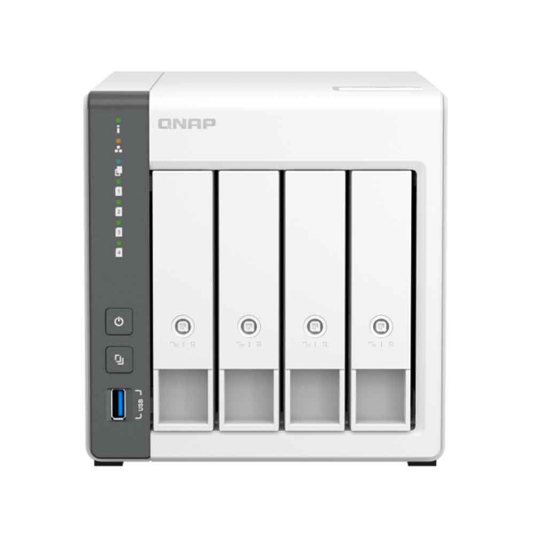 Imagem de STORAGE NAS QNAP 4 BAIAS ARM CORTEX-A55 4 CORE, 2.0GHZ, 4GB, 1x GBE LAN TORRE - TS-433-4G-US