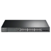 Imagem de SWITCH GERENCIAVEL L2+ TP-LINK SG3428MP COM 24 PORTAS GIGABIT POE+ E 4 SLOTS SFP JETSTREAM
