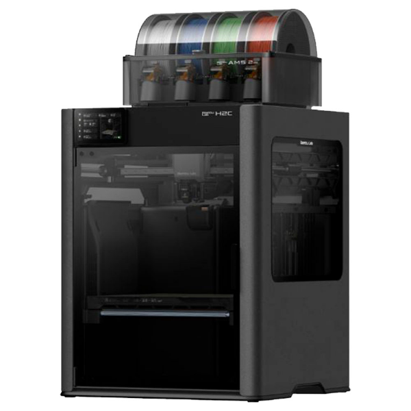 Imagem de IMPRESSORA 3D BAMBU LAB H2C 110V + AMS 2 PRO (COMBO) - PF003-C+SA007-LV