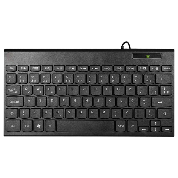 Imagem de TECLADO K-MEX MULTIMIDIA ABNT 2 KM-3528 USB PRETO